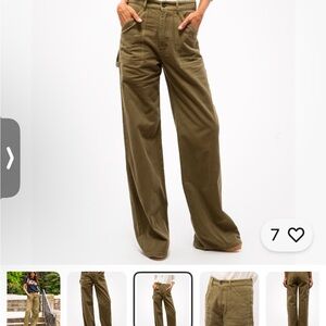 Nili Lotan Olive Green Pants